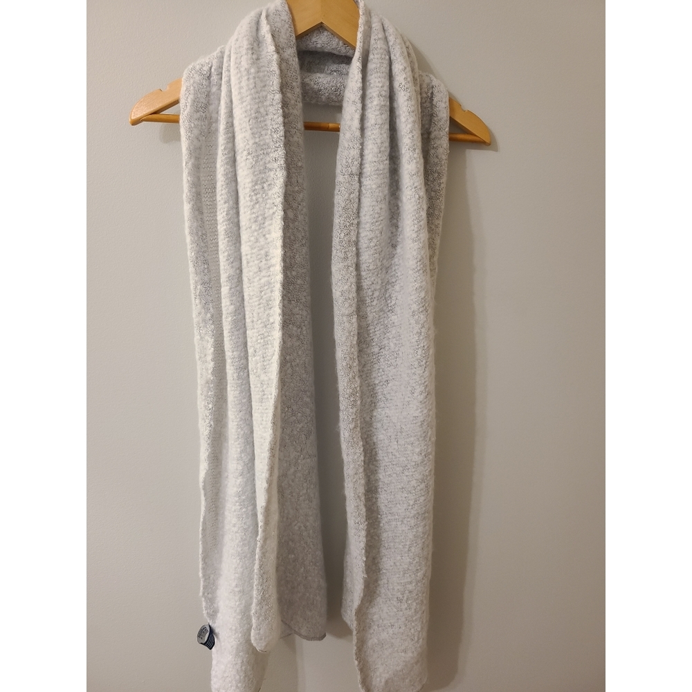 Cute Grey Fluffy Scarf